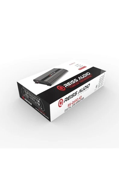 REISS AUDIO RS-Q450.4D 4 KANALLI AMFİ 4 OHM 450 WATT RMS POWER - 5