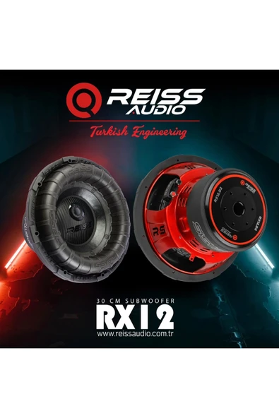 Reiss Audio RS-RX12 30 Cm 1200 Watt 600 RMS Subwoofer - 4