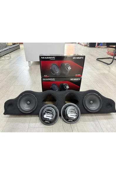 Massive MS-M62FX ÜNİVERSAL DİK CADDE TİPİ PANDİZOTLU TANESİ 300W-120W RMS 16CM 2TK OTO MİDRANGE HOPARLÖR - 3