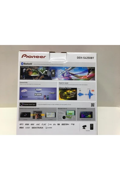 Pioneer DEH-S4250BT TEYP BLUETOOTH USB AUX ÇİFT AMFİ ÇIKIŞI FLAC - 3