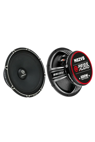 Reiss Audio Rs-M82VB Çifti 1200wat-600w Rms Gelmiş Geçmiş En İyisi 20 Cm Oto Midrange Hoparlör - 3