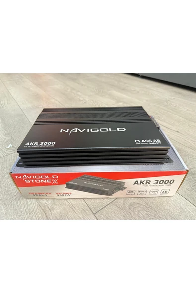 Navigold AKR-3000 4KANAL 3000WAT 4x60w RMSPROFESYONEL STEREO OTO AMFİ ANFİ - 4