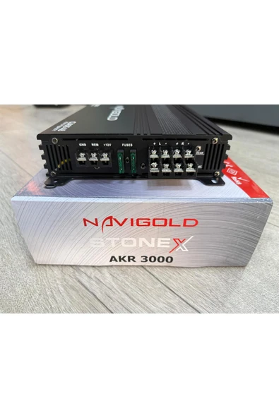 Navigold AKR-3000 4KANAL 3000WAT 4x60w RMSPROFESYONEL STEREO OTO AMFİ ANFİ - 3