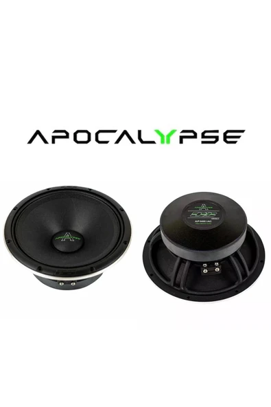 APOCALYPSE Ap-M81AC Çifti 600W Rms 20cm Spl Oto Midrange Hoparlör Arnold Serisi
