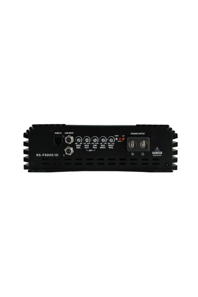 Reiss Audio Rs-F5000.1d Mono Amfi Fanlı Bas Amfisi 1ohm 5000rms- 2 Ohm 2600rms-4ohm 1600rms-bas Kontrollü - 5