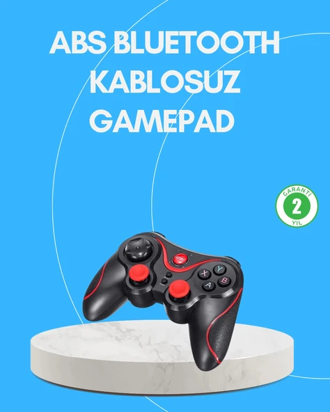 Uzun Pil Ömürlü Kablosuz Oyun Kumandası PC Telefon Tablet İçin ürün görseli 1