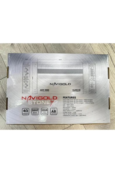 Navigold AKR-3000 4KANAL 3000WAT 4x60w RMSPROFESYONEL STEREO OTO AMFİ ANFİ - 6