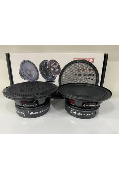 REISS AUDIO Rs-m6ufo 16 Cm 375 Wat 150 Rms Pro Seri Midrange - 4