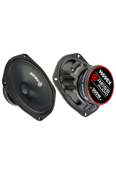 Reiss Audio Rs-M69EX Excellence serisi Oval 6x9 Çifti 600W-300W Rms Oto Midrange Hoparlör - 2
