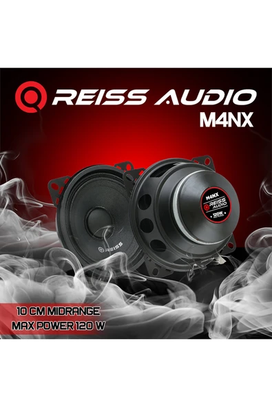 REISS AUDIO RS M4NX 10 Cm Midrange 120W Maksimum 40W RMS - 5