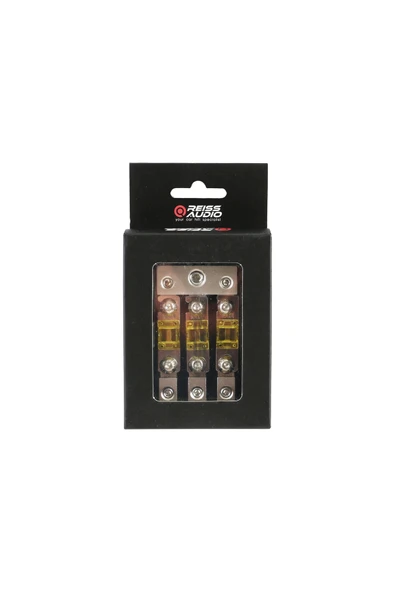 Reiss Sigortalı Blok Dağıtıcı – 1 Giriş 3 Çıkış Sigortalı Kablo Dağıtıcı Blok - 2