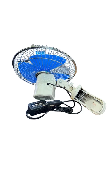 KENT 24 volt Oto Vantiltatör 10inch 25cm Mandallı 24v Çakmaklık Girişli Vantilatör - 5