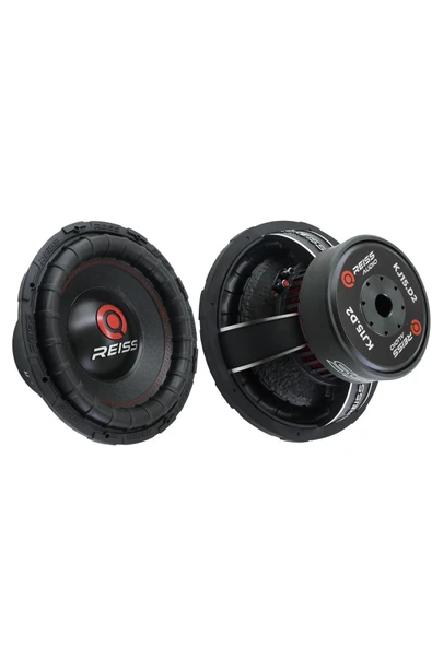 Reiss Rs-KJ15 d2 4000wat 2000 Rms 38cm Spl Subwoofer Bas Çift Bobin - 3
