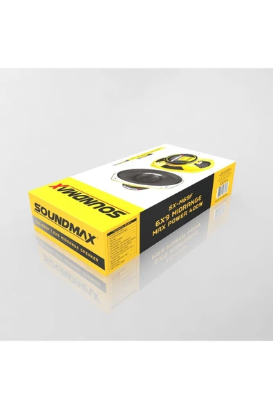 Soundmax SX-M69F Oval Midrange 400W Maksimum 100W RMS Kapaklı - 3