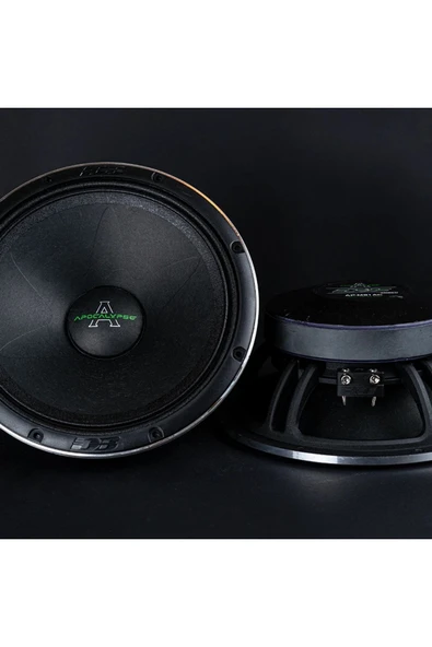 APOCALYPSE Ap-M81AC Çifti 600W Rms 20cm Spl Oto Midrange Hoparlör Arnold Serisi - 2