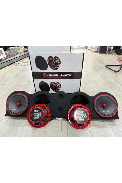 Reiss RS-M8F ÜNİVERSAL DİK CADDE TİPİ PANDİZOTLU TANESİ 300W-150W RMS 20CM 2TK OTO MİDRANGE HOPARLÖR - 2