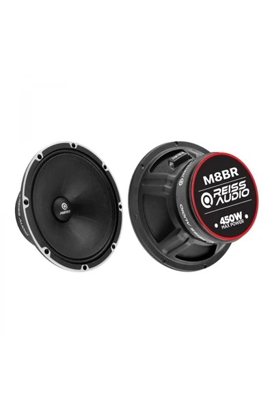 Reiss Rs-m8br Çifti 900wat-400w Rms En Iyisini Isteyenlere Apocalypse Tipi 20 Cm Oto Midrange Hoparlör - 6