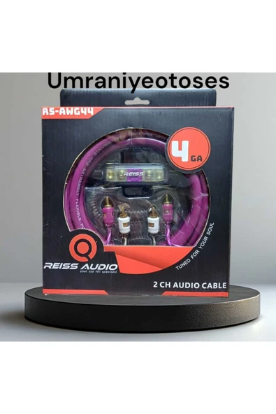 Reiss PROFOSYONEL  4  GA  AMFİ  KABLO  SETİ  PARAZİT YAPMAZ 2025  ÜRÜNÜ