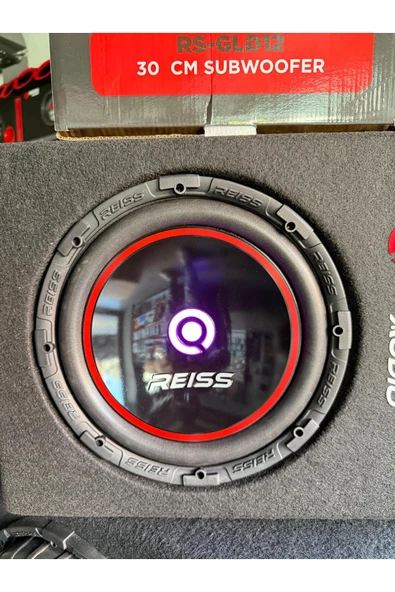 Reiss Audio Rs-GLD12 1400Wat 700W Rms L Port Kabinli IŞIKLI 30 Cm Subwoofer Bas - 2