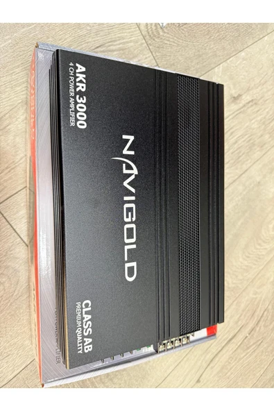 Navigold AKR-3000 4KANAL 3000WAT 4x60w RMSPROFESYONEL STEREO OTO AMFİ ANFİ - 5
