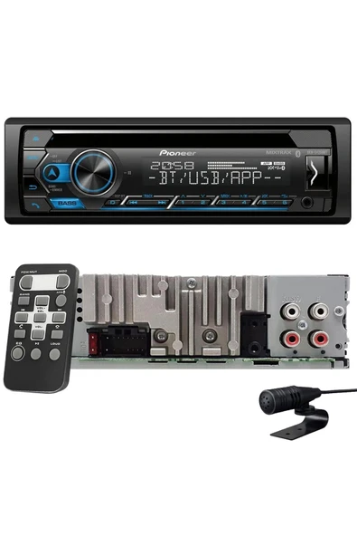 Pioneer DEH-S4250BT Oto Teyp 4X50 Watt Bluetooth Mobil Aplikasyon Cd Usb Fm Aux