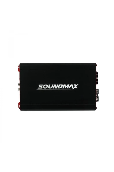 Soundmax SX-LM4125.4D 4 KANAL CLASS D AMFİ 4 OHM 4X125 WATT RMS POWER SİYAH RENK - 2