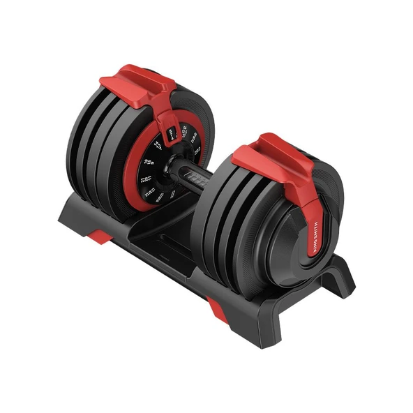 KingSmith Mekanik Ayarlı 24KG Dambıl, Kettlebell, Halter Seti (3ü1 Arada) - 9