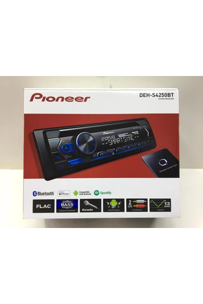 Pioneer DEH-S4250BT TEYP BLUETOOTH USB AUX ÇİFT AMFİ ÇIKIŞI FLAC - 2