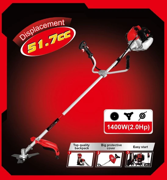 MSY professional 8526 Benzinli Yan Tırpan Çim Ot Çalı Biçme ürün görseli