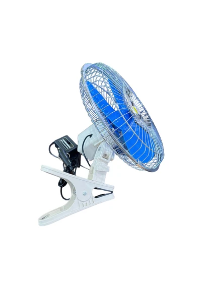 KENT 24 volt Oto Vantiltatör 10inch 25cm Mandallı 24v Çakmaklık Girişli Vantilatör - 3