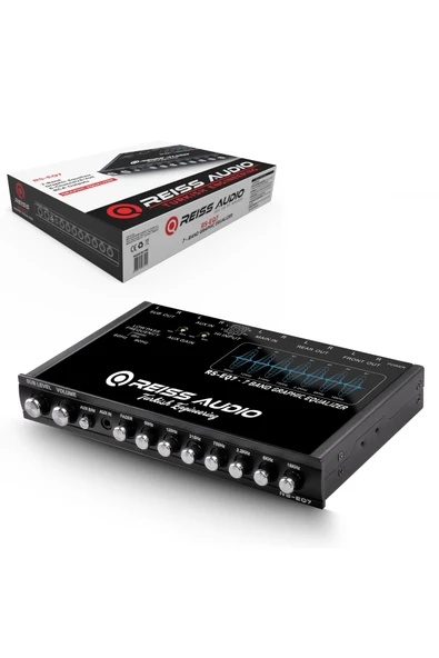 Reiss GRAFİK EKOLAYZER 6 KANAL 7 BANTLI REISS AUDIO RS-EQ7