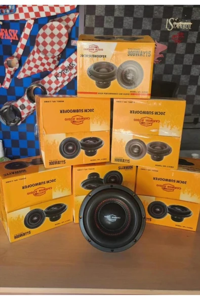 HSR HOME&LIVING CARMON 20CM SUBWOOFER BASS Spl 2.00bx 900watts