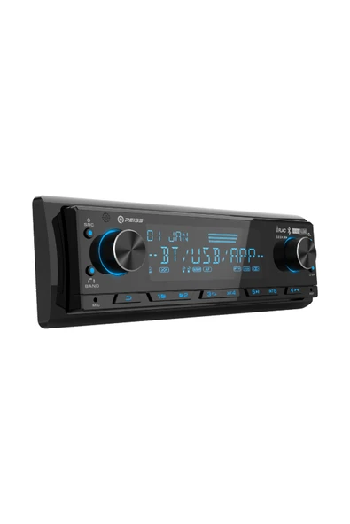 Reiss Audio Rs-mx85dsp dsp işlemcili 3amfi 4v Rca Çıkışlı Profesyonel Oto Teyp rgb Bluetooth-Usb - 5