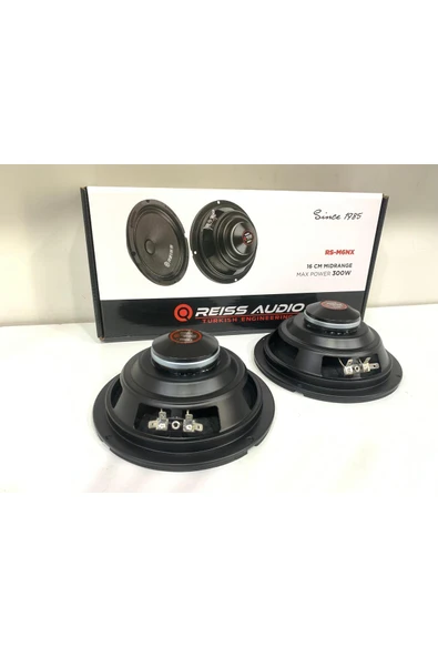 REISS AUDIO AUDİO RS-M6NX 300 WATT 100 RMS 16 CM NEODYUM MİDRANGE - 3