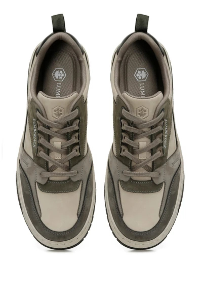 Lumberjack Fulda Erkek Hakiki Deri Sneaker Ayakkabı - Resim 4