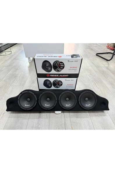 Reiss RS-M6AKS ÜNİVERSAL DİK CADDE TİPİ PANDİZOTLU TANESİ 300W-120W RMS 16CM 2TK OTO MİDRANGE HOPARLÖR - 4
