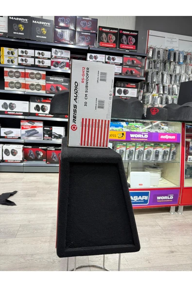 Reiss Audio Rs-GH12 Çift Bobin L Port Kabinli 1400Wat 350W Rms 30 Cm Subwoofer Bas - 6