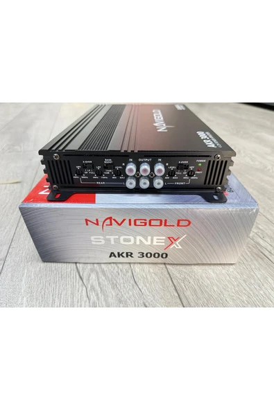 Navigold AKR-3000 4KANAL 3000WAT 4x60w RMSPROFESYONEL STEREO OTO AMFİ ANFİ - 7