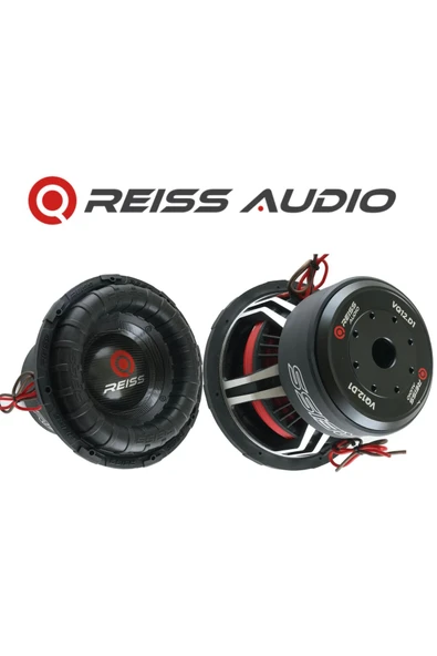 Reiss Audio Rs-VQ12 d1 6000wat 3000W Rms 30cm Spl Subwoofer Bas Çift Bobin