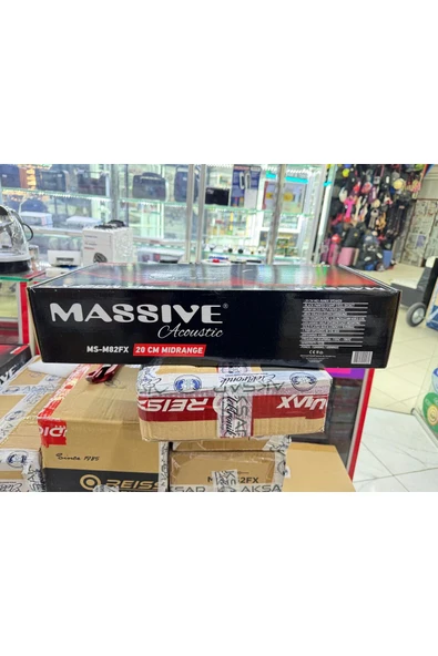 Massive Ms-m82fx 20 Cm Oto Midrange Hoparlör Deprem Serisi Çifti 800w-300w Rms Aksar - 4