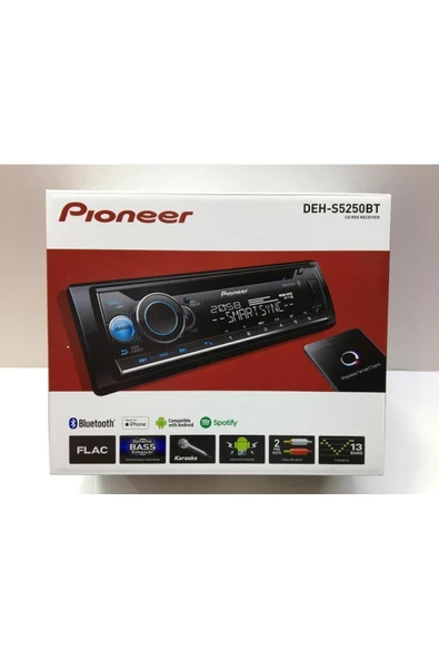 Pioneer DEH-S5250BT TEYP BLUETOOTH USB AUX ÇİFT AMFİ ÇIKIŞI FLAC - 3