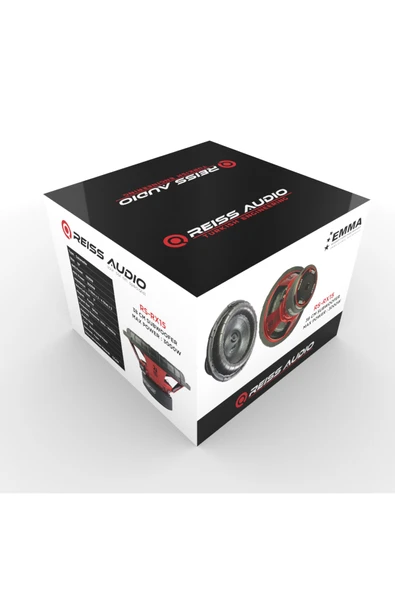 Reiss Audio Rs-rx15 D2 3000wat 1500 Rms 38cm Subwoofer Bas Çift Bobin - 4