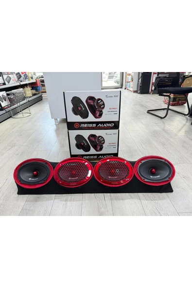 Reiss RS-M69Y ÜNİVERSAL DİK CADDE TİPİ PANDİZOTLU TANESİ 250W-100W RMS OVAL 2TK OTO MİDRANGE HOPARLÖR - 1