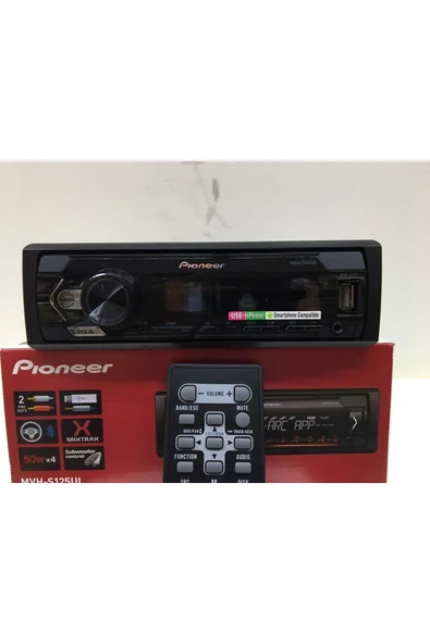 Pioneer Mvh-s125uı Oto Teyp Usb Aux Çift Amfi Çıkışı Mıxtrax - 8
