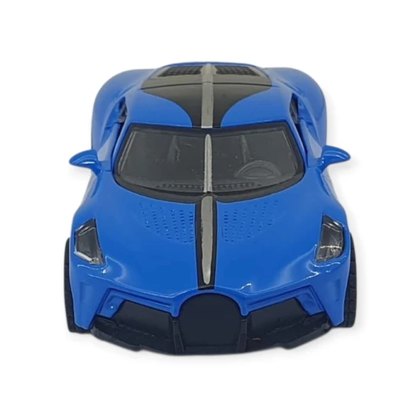 Çek Bırak Araba Metal - 6643-06 - Mavi - Resim 4