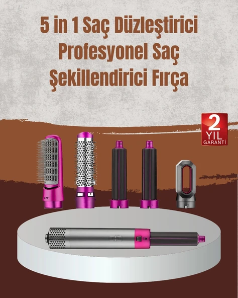 Hızlı Kurutma ve Bukle Yapma Özellikli Saç Şekillendirme Cihazı ürün görseli 1