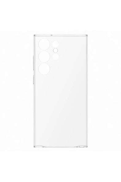 Samsung Galaxy S23 Ultra Silikon Kılıf - Şeffaf Teşhir - 4