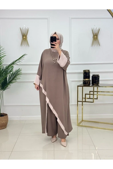 Kadın Tesettür 2^Li  Takım Tunik&Pantolon - 10