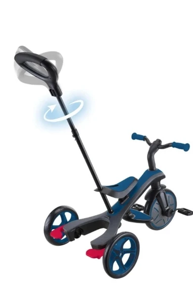 Globber Explorer 4in1 Trike Bisiklet Kraliyet Mavisi - 6