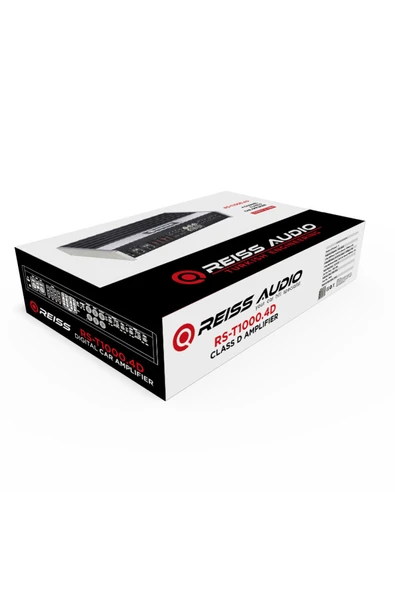 REISS AUDIO Rs-t1000.4 D Class 4x250 Ampfilikatör